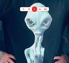 Alien Friendly Invasion | Μακρυμάνικη Μπλούζα Μαύρο, L