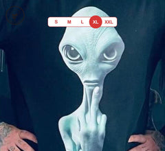 Alien Friendly Invasion | Μακρυμάνικη Μπλούζα Μαύρο, XL