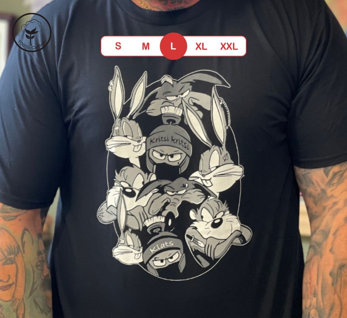 Cartoon Convergence - Looney Tunes Powerhouse | T-shirt Μαύρο, L