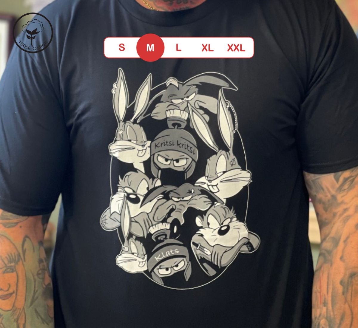 Cartoon Convergence - Looney Tunes Powerhouse | T-shirt Μαύρο, M
