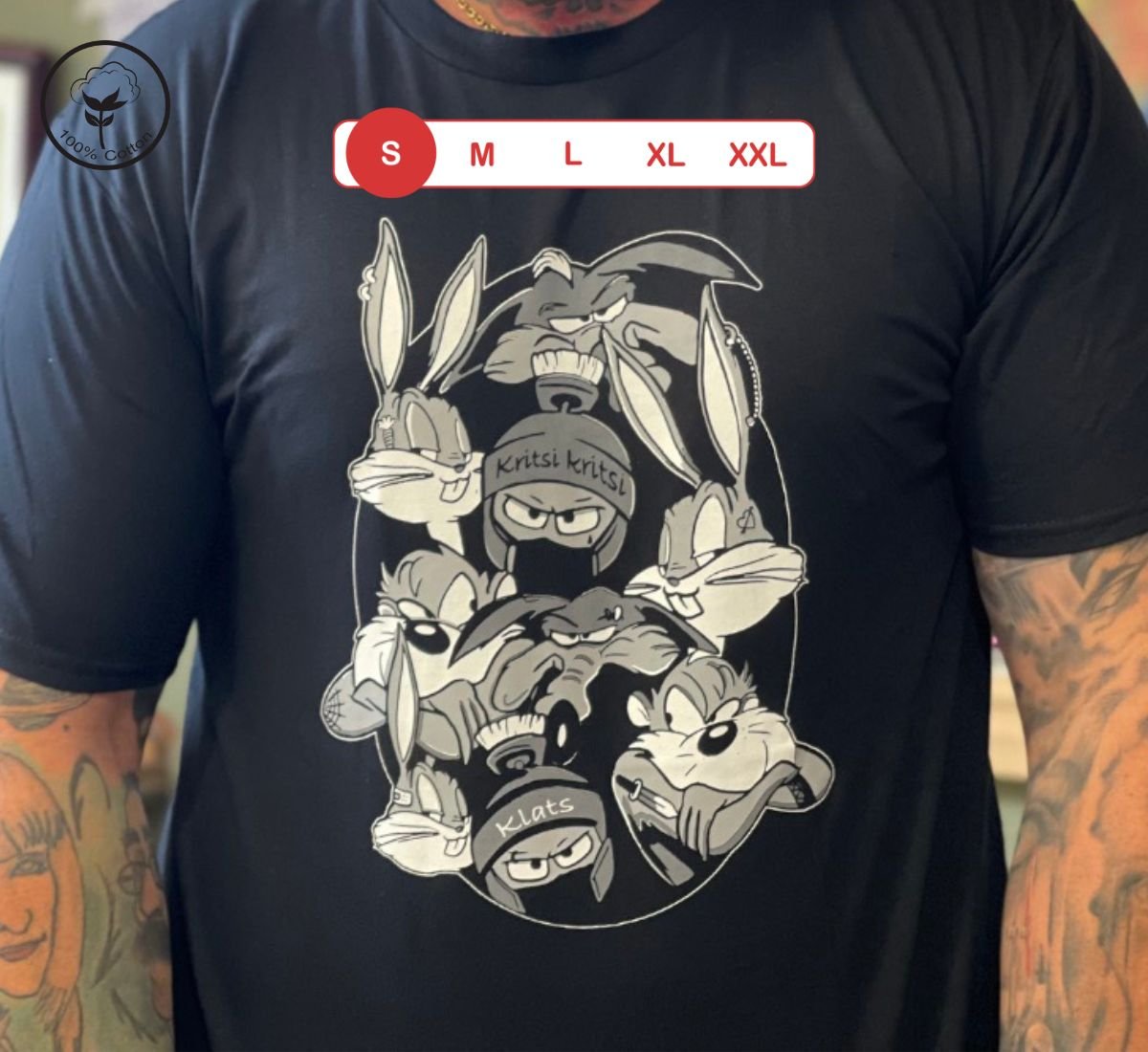 Cartoon Convergence - Looney Tunes Powerhouse | T-shirt Μαύρο, S