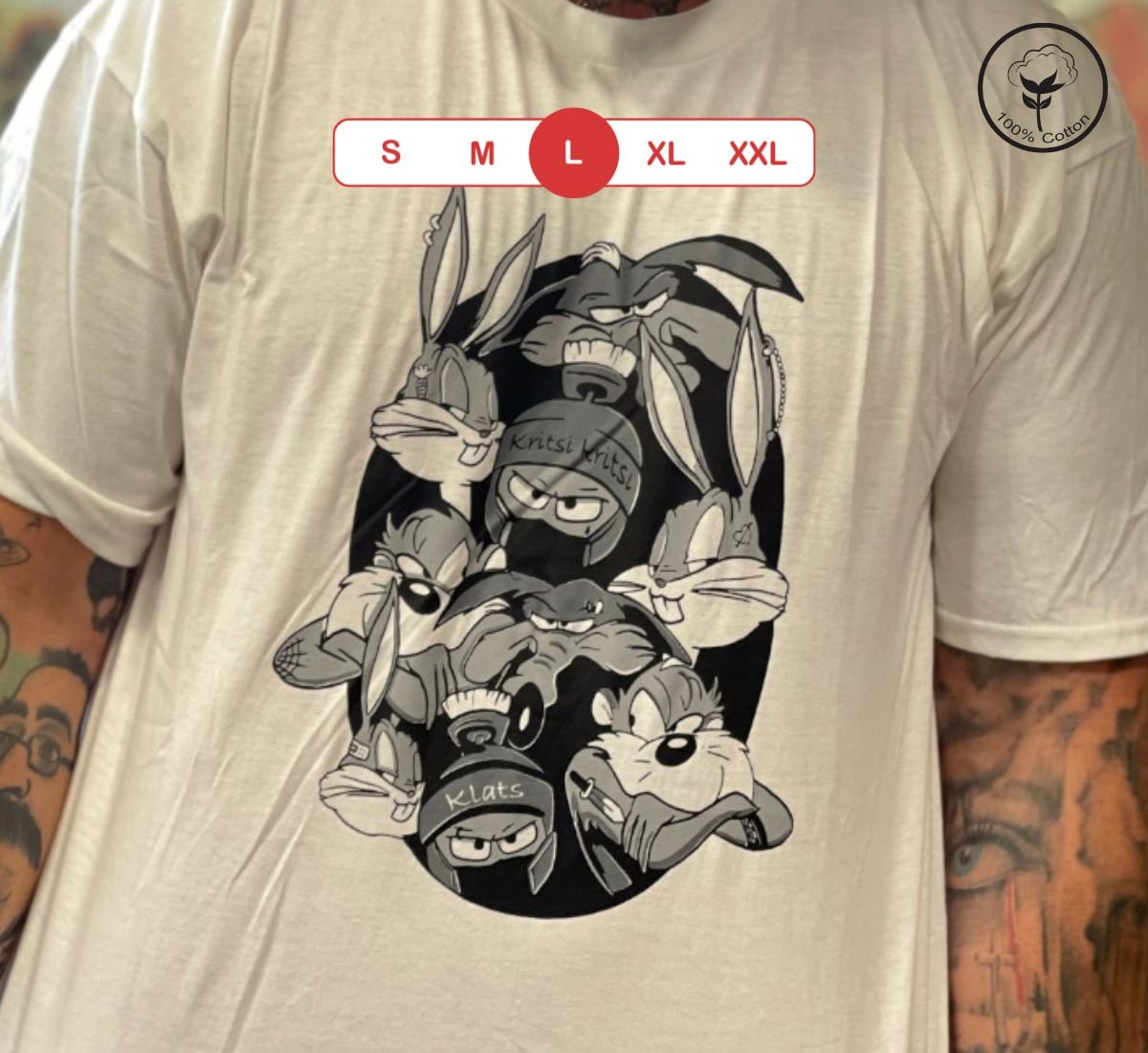 Cartoon Convergence - Looney Tunes Powerhouse | T-shirt Άσπρο, L