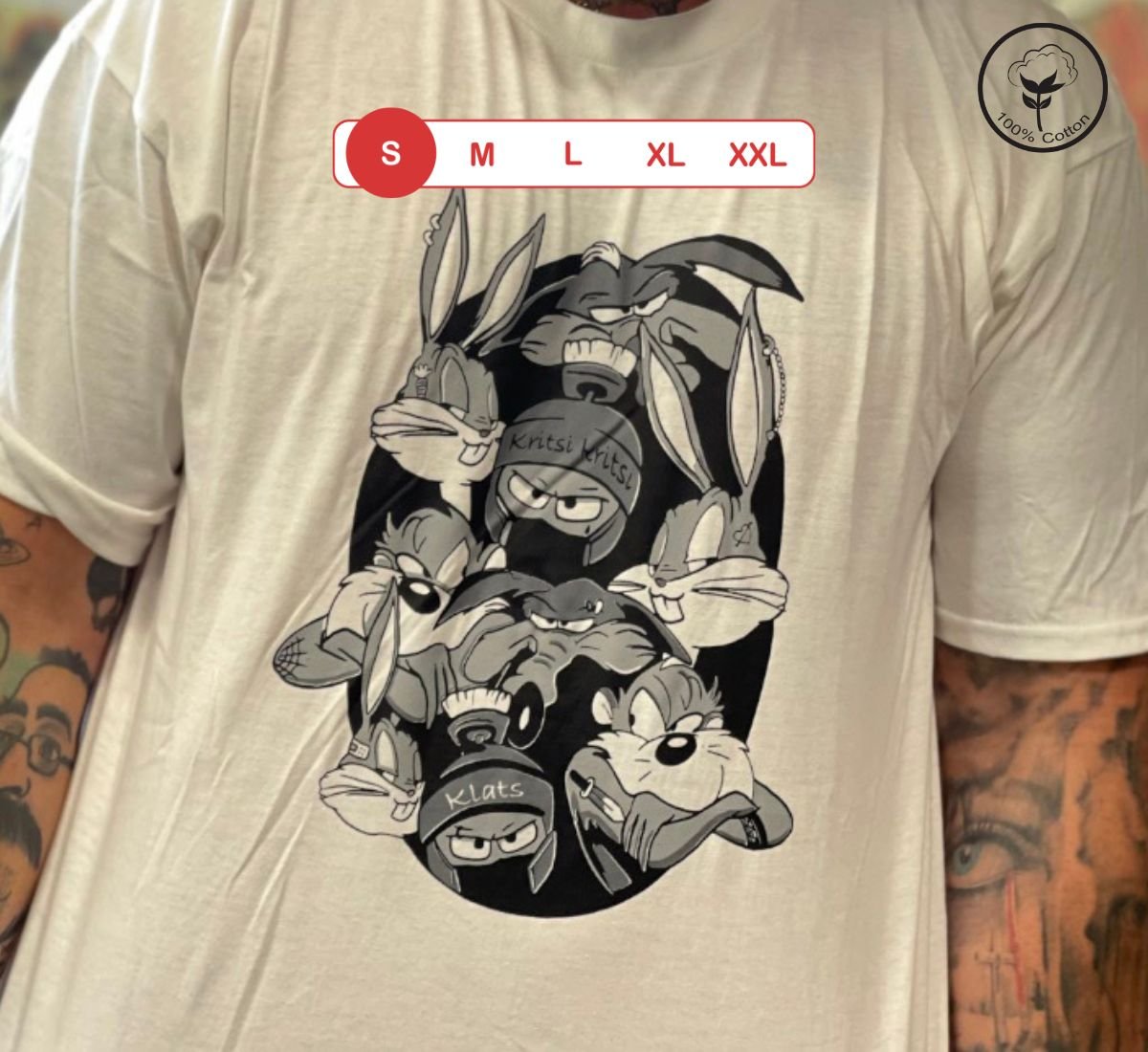 Cartoon Convergence - Looney Tunes Powerhouse | T-shirt Άσπρο, S