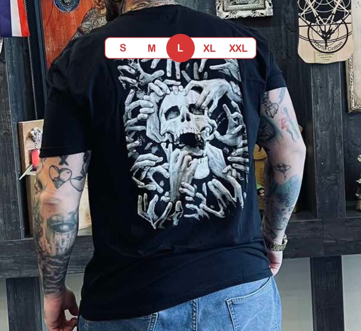 Caught in the Chaos - The Mind's Struggle | T-shirt L