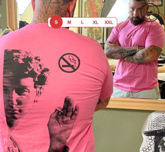 Forbidden Statue - No Smoking | T-shirt Ρόζ, S