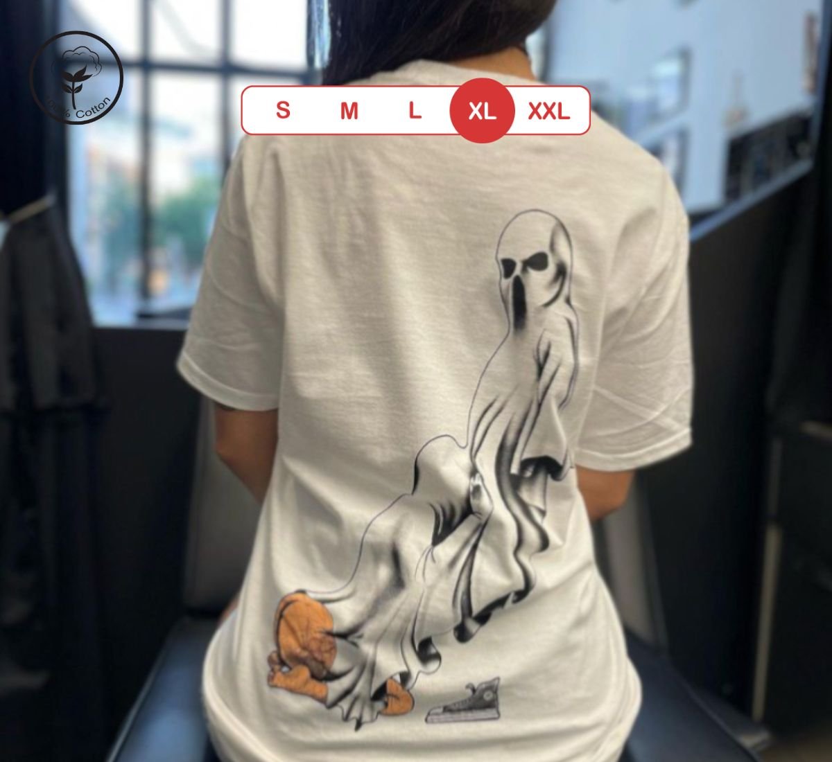 Ghost Chic - Where Fashion Meets the Paranormal Tee | T-shirt Άσπρο, XL