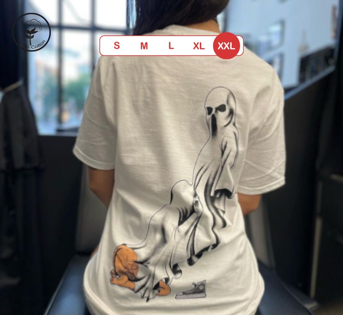 Ghost Chic - Where Fashion Meets the Paranormal Tee | T-shirt Άσπρο, 2XL