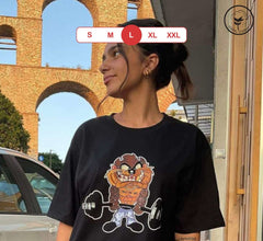 Muscular Devil Taz | T-shirt Μαύρο, L