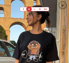 Muscular Devil Taz | T-shirt Μαύρο, M