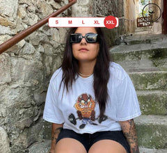 Muscular Devil Taz | T-shirt Άσπρο, 2XL