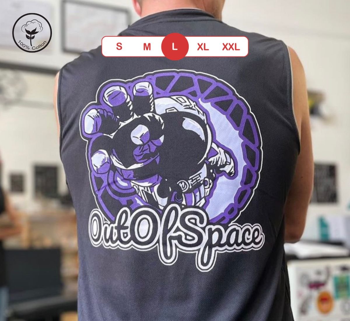 Out Of Space | Αμάνικη Μπλούζα L