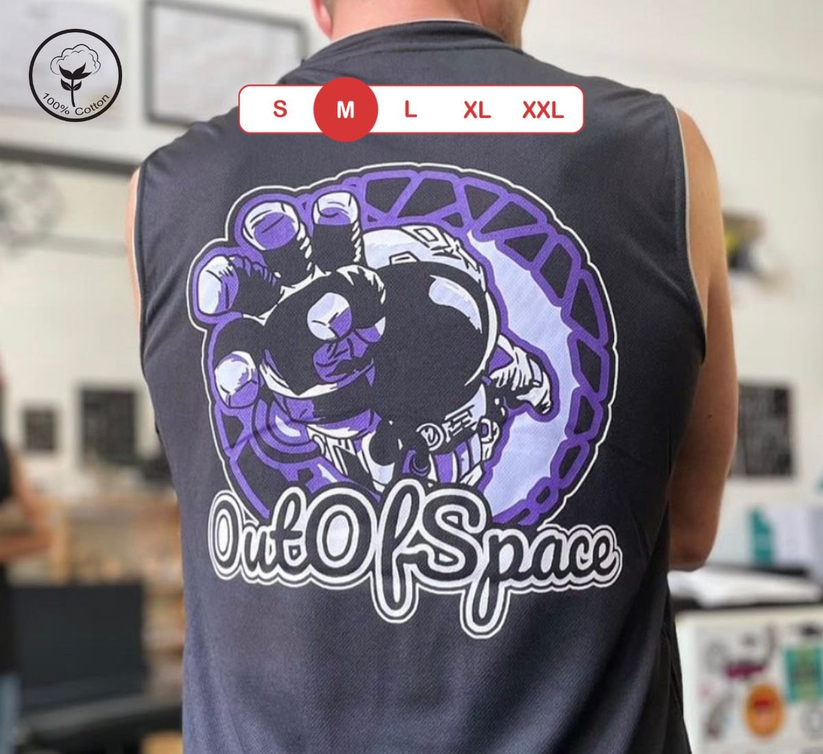 Out Of Space | Αμάνικη Μπλούζα M