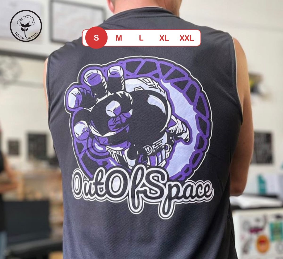 Out Of Space | Αμάνικη Μπλούζα S