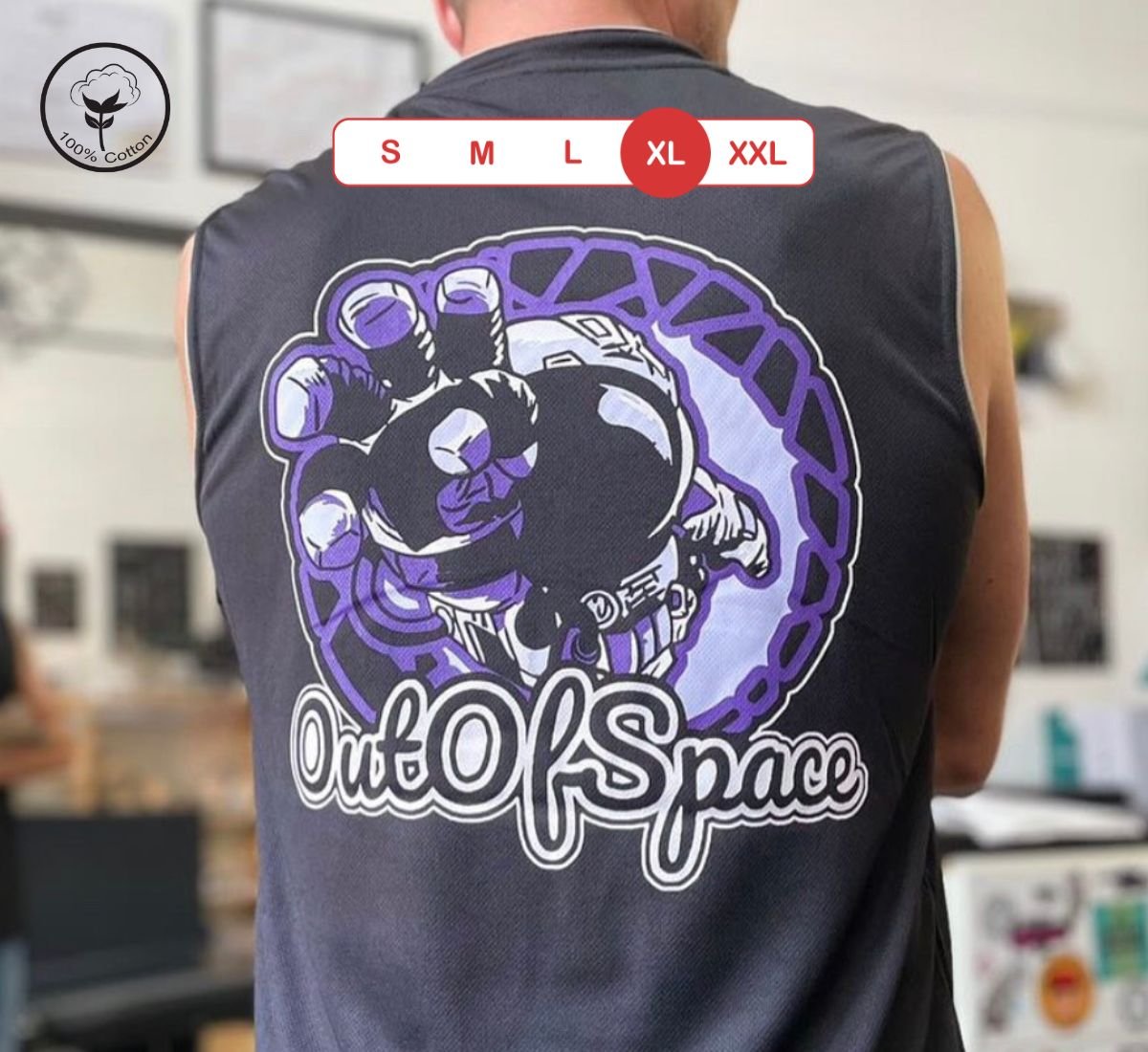 Out Of Space | Αμάνικη Μπλούζα XL