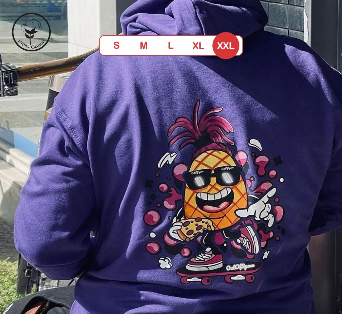 Pineapple Pal & Pizza Pro | Φούτερ 2XL