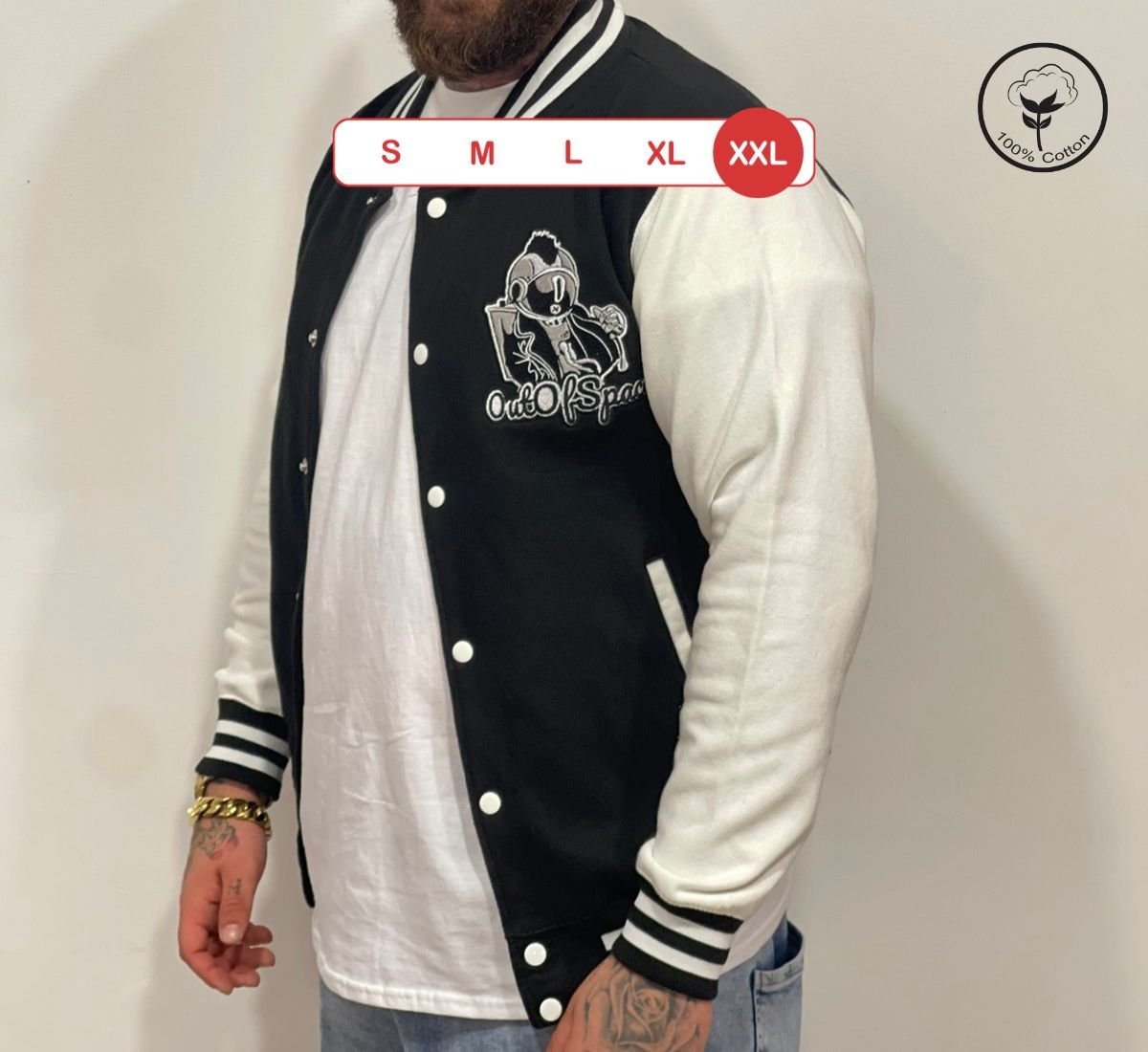 Out Of Space - Punk Astronaut | Ζακέτα Μαύρο, 2XL