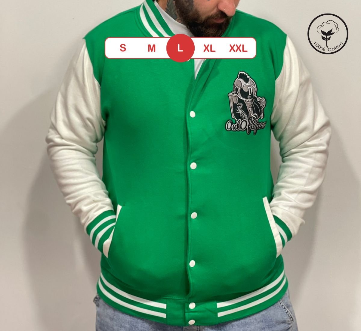 Out Of Space - Punk Astronaut | Ζακέτα Πράσινο, L