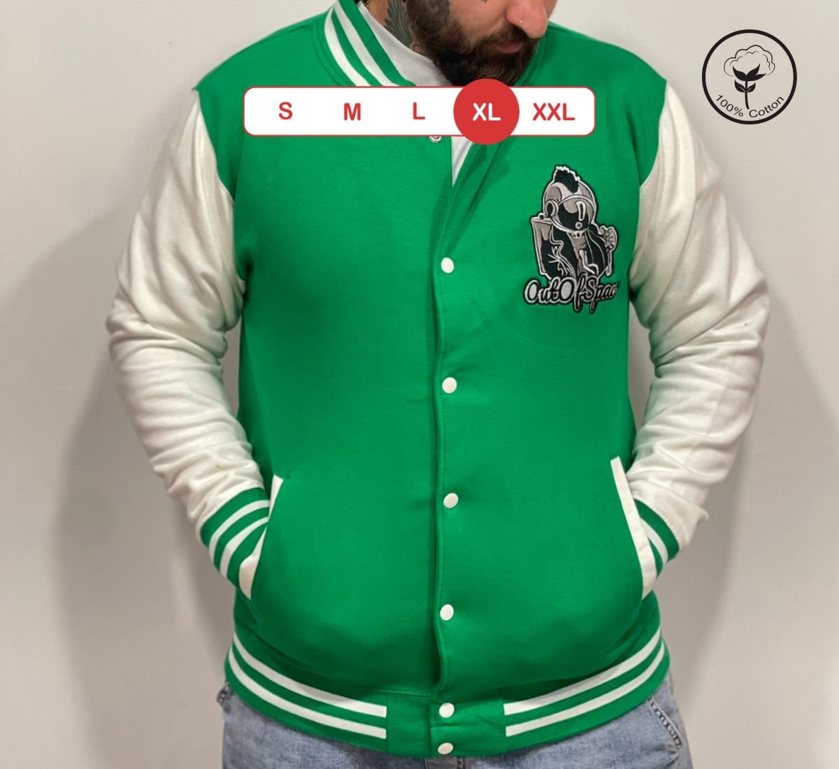 Out Of Space - Punk Astronaut | Ζακέτα Πράσινο, XL