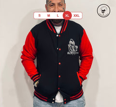 Out Of Space - Punk Astronaut | Ζακέτα Μαύρο-Κόκκινο, XL