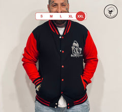 Out Of Space - Punk Astronaut | Ζακέτα Μαύρο-Κόκκινο, 2XL