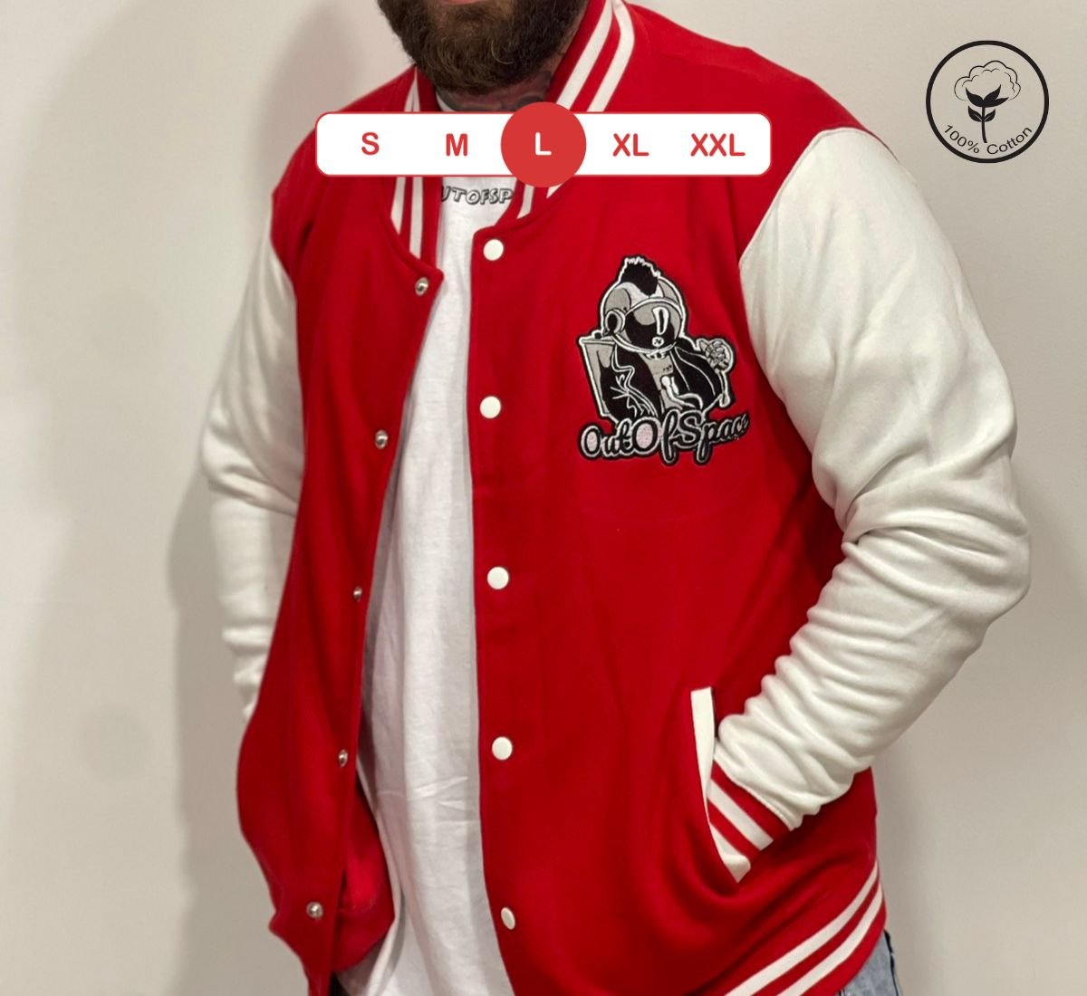 Out Of Space - Punk Astronaut | Ζακέτα Κόκκινο, L