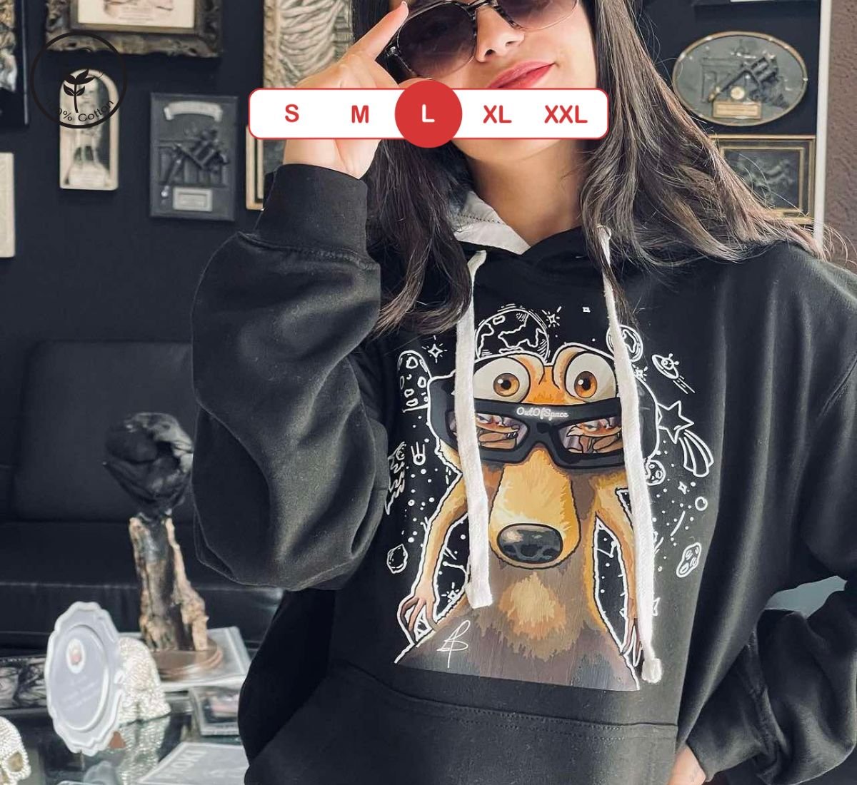 Scrat's Stargazing | Φούτερ Μαύρο, L