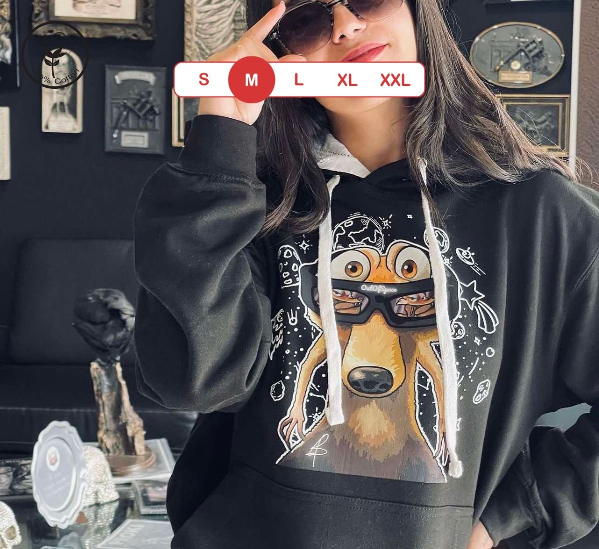 Scrat's Stargazing | Φούτερ Μαύρο, M