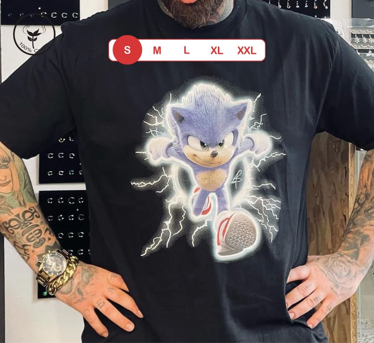 Sonic Speedster - Join the Blue Blur Crew | T-shirt Μαύρο, S