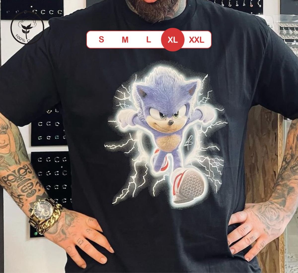 Sonic Speedster - Join the Blue Blur Crew | T-shirt Μαύρο, XL