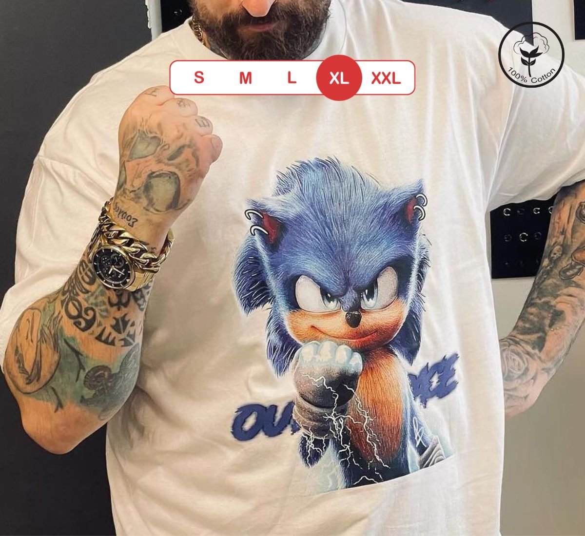 Sonic Speedster - Join the Blue Blur Crew | T-shirt Άσπρο, XL