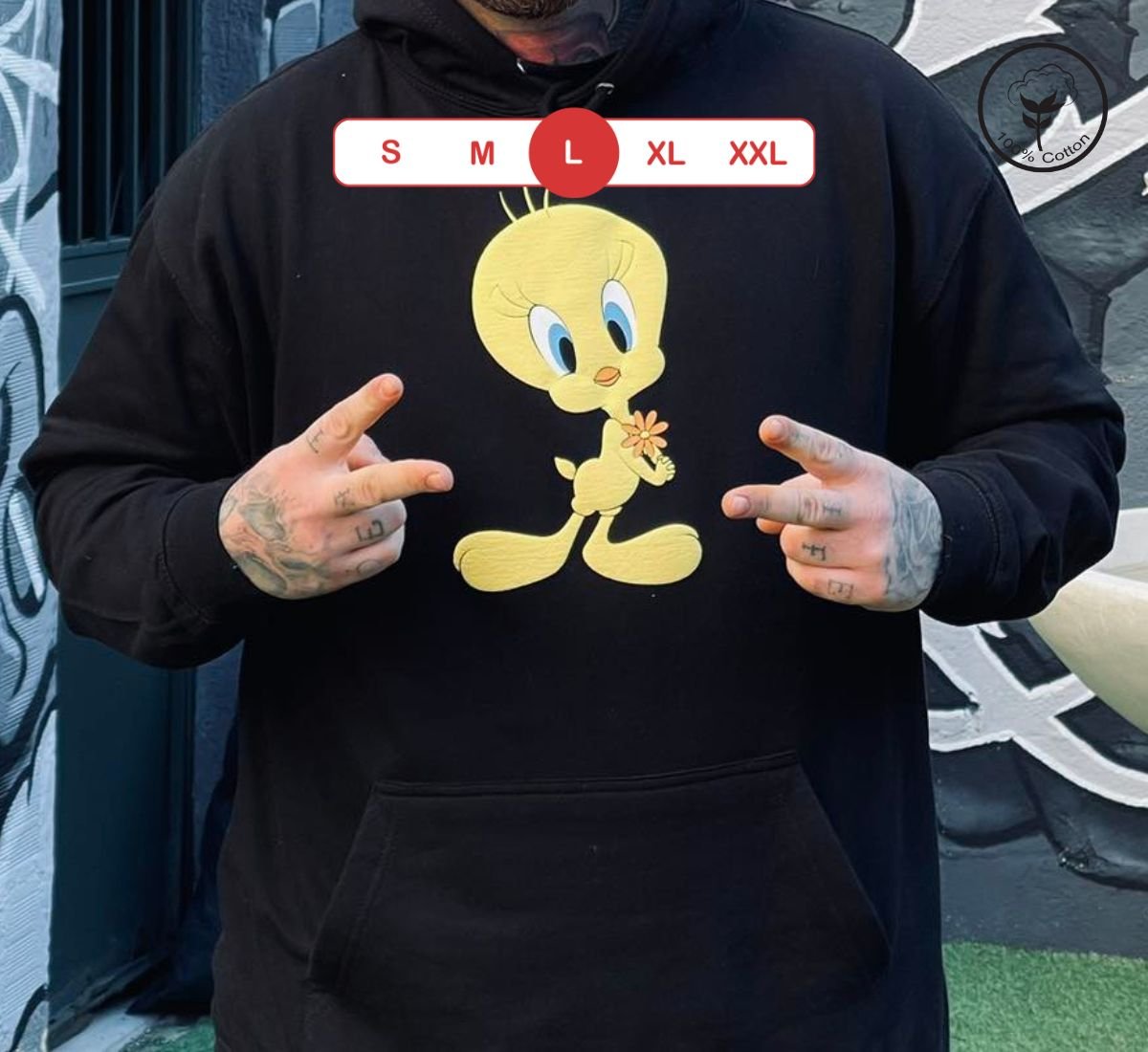 Tweety Love In Bloom | Φούτερ L