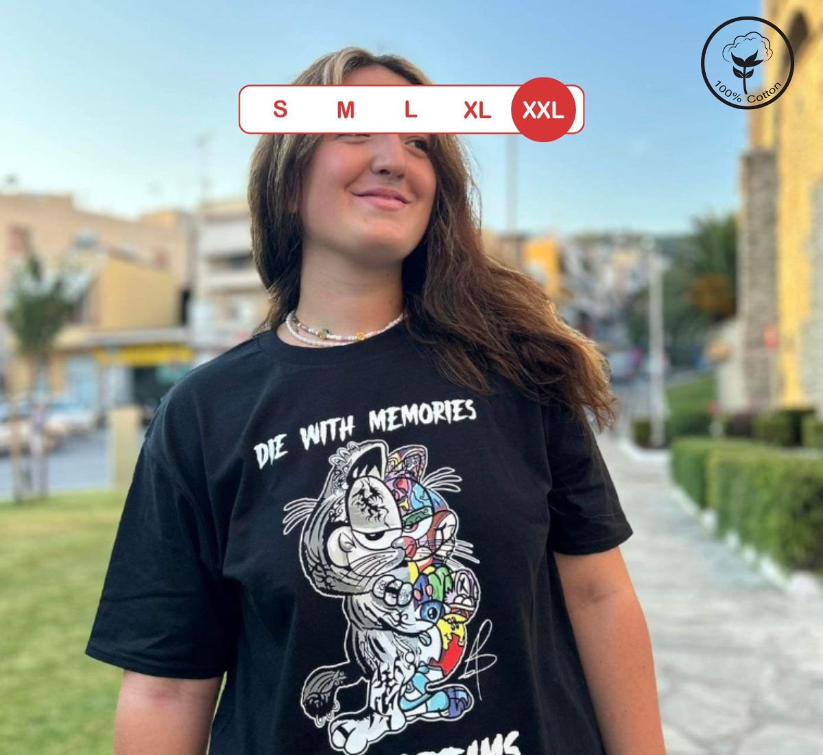 Garfield And The Lost Memories | T-shirt Μαύρο, 2XL