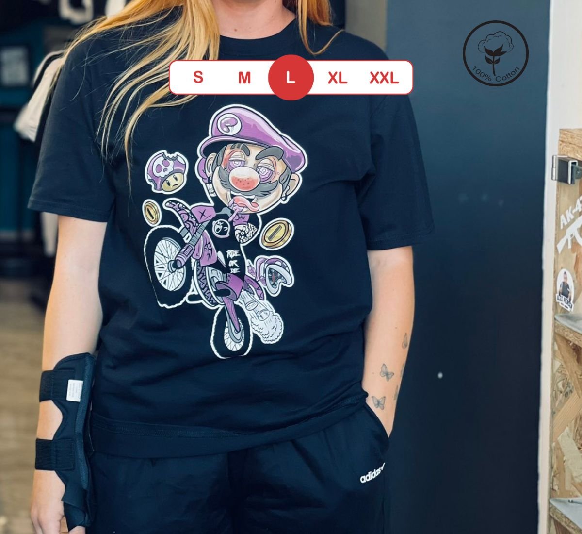 Race to Fun with Mario - Ride Or Die | T-shirt L