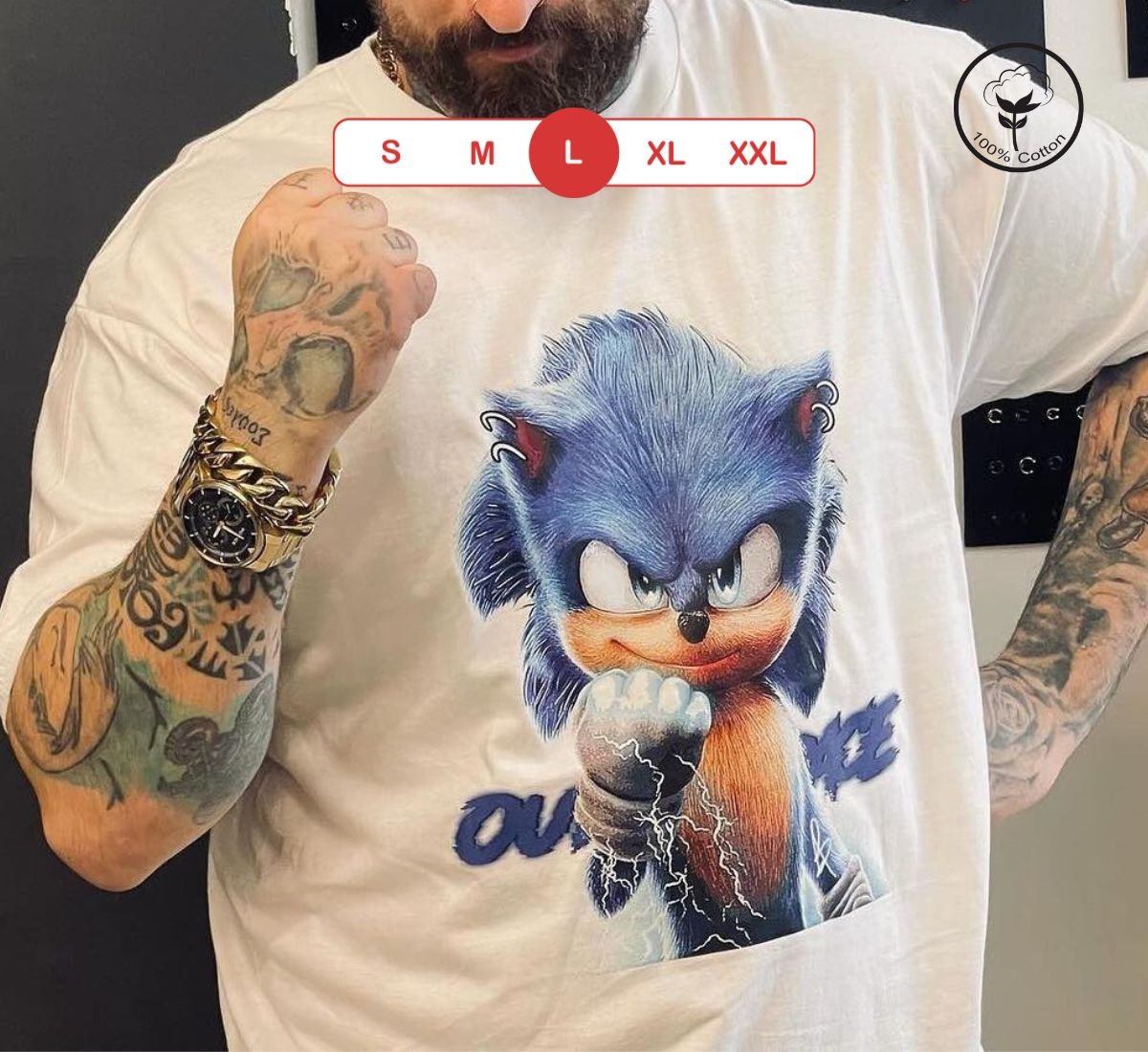Sonic Speedster - Join the Blue Blur Crew | T-shirt Άσπρο, L