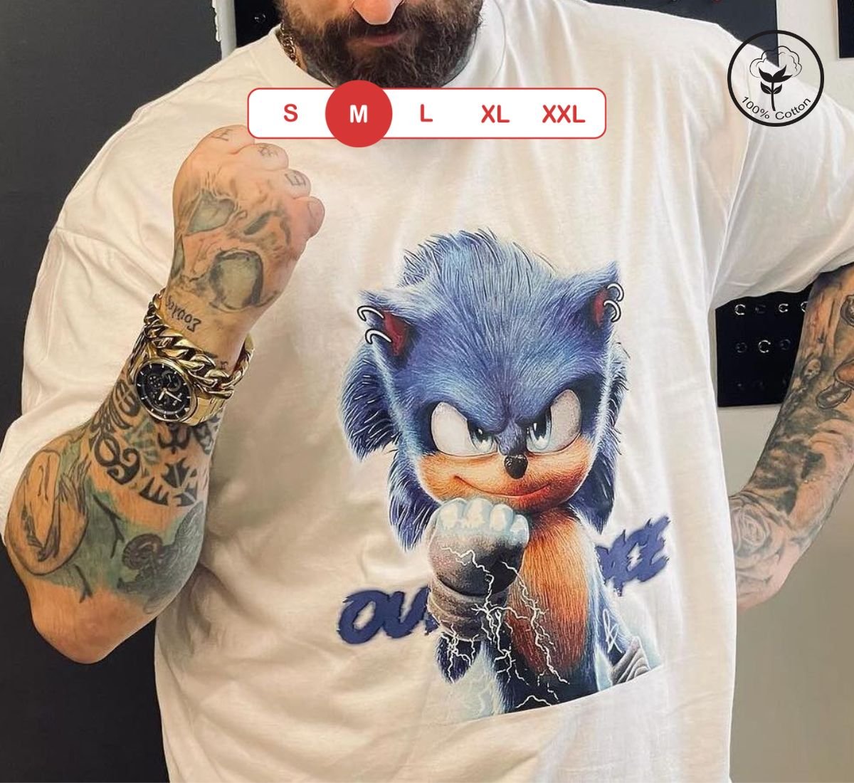 Sonic Speedster - Join the Blue Blur Crew | T-shirt Άσπρο, M
